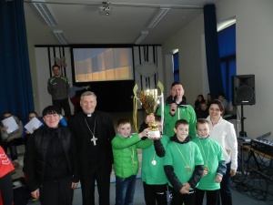 Futbolo švente paminėtas Vilkaviškio vyskupijos 90-mečio jubiliejus