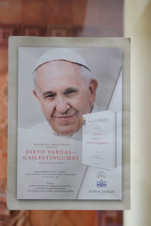 Popiežiaus Pranciškaus knygos „Dievo vardas – gailestingumas“ pristatymas